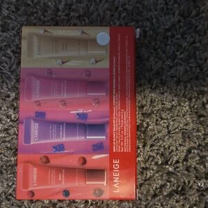 LANEIGE Lip Glowy Balm Set - Berry, Purple, Pink, Cream